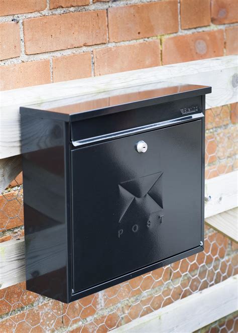 ideas for metal post boxes wall mounted|lockable wall mounted post box.